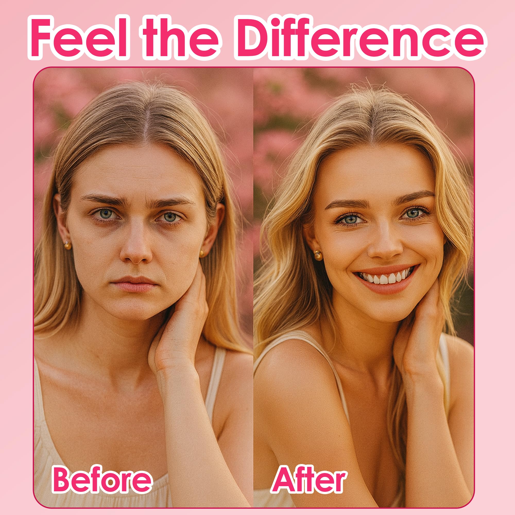 Radiant skin glow associated with gummies