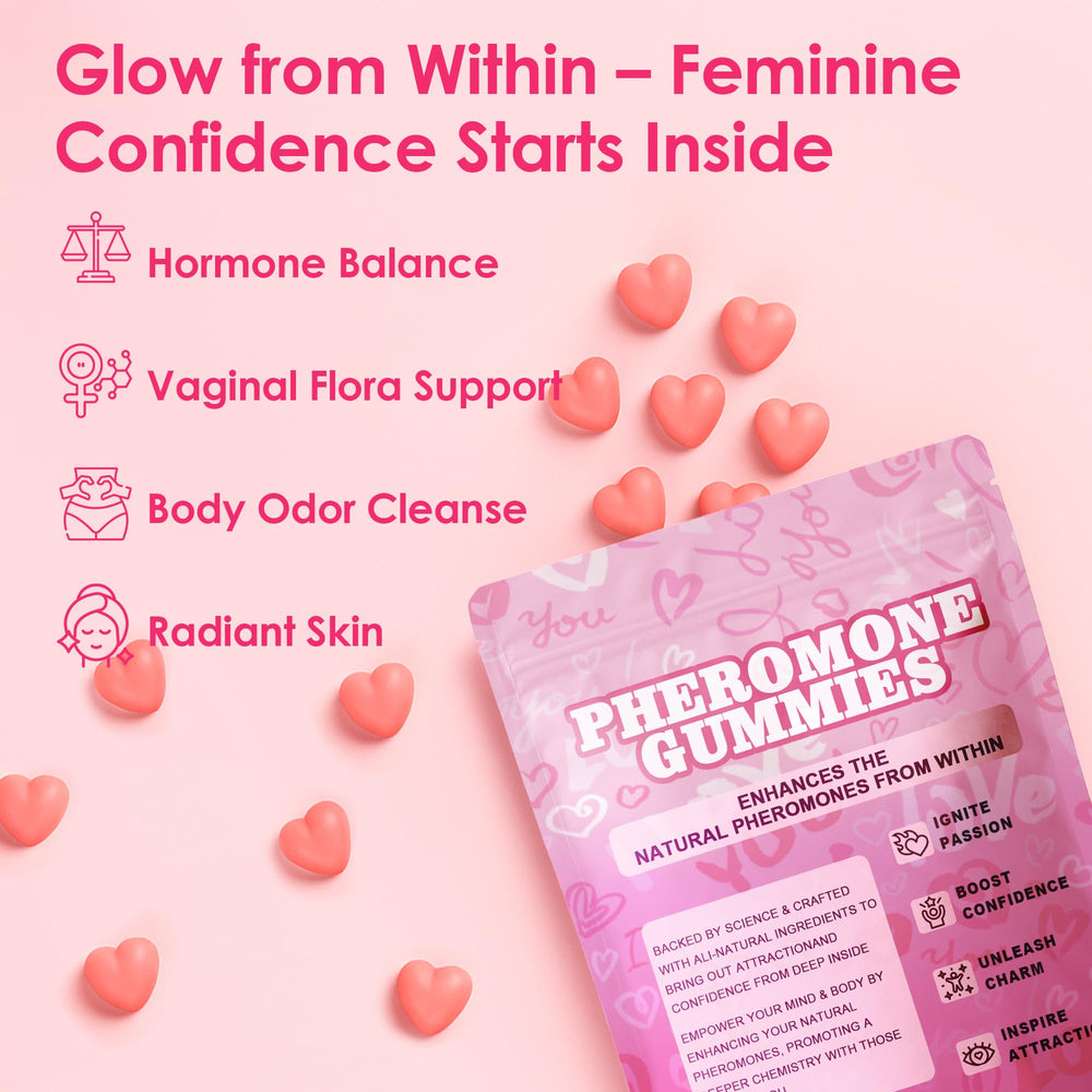 Graphic representing vaginal health support from gummies