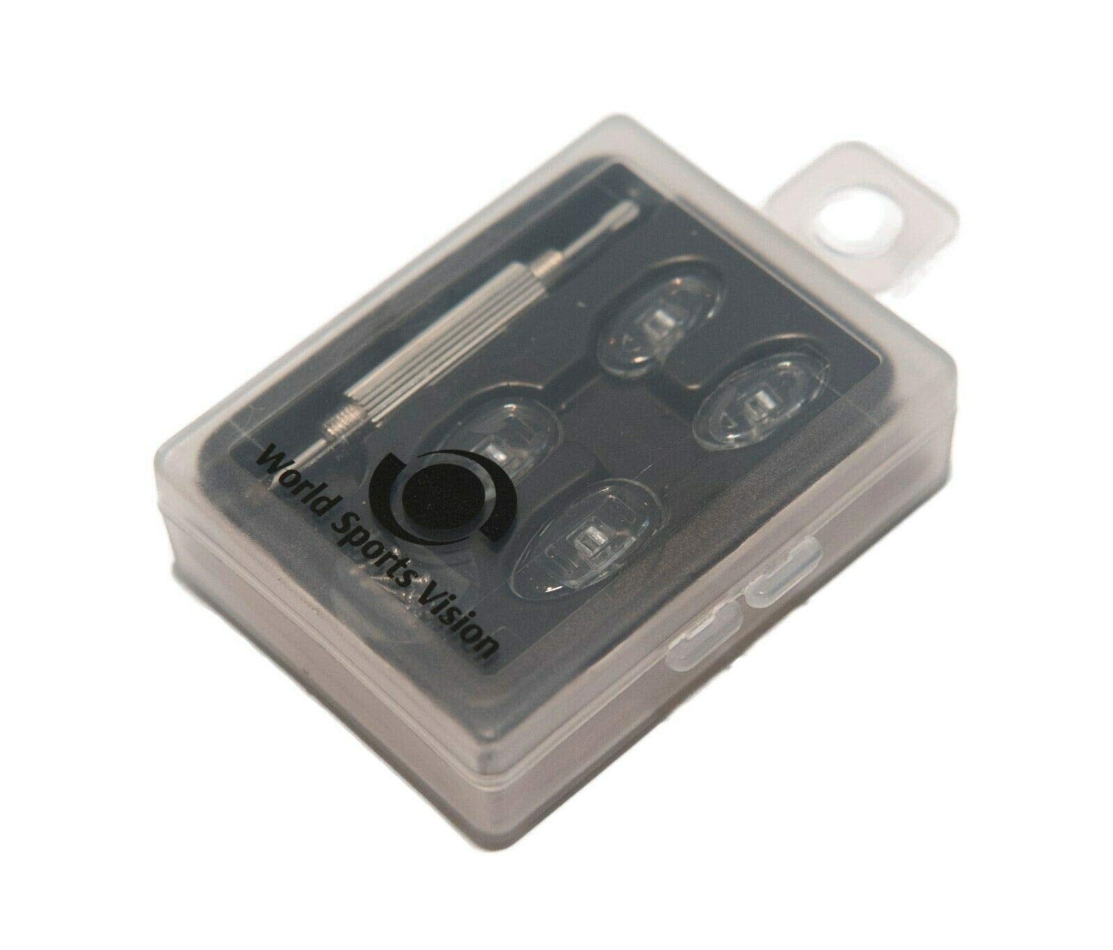 Philips and flat-head screwdriver for nosepad replacement