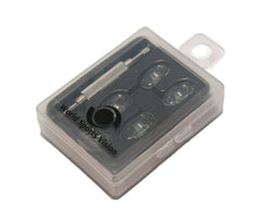 Philips and flat-head screwdriver for nosepad replacement