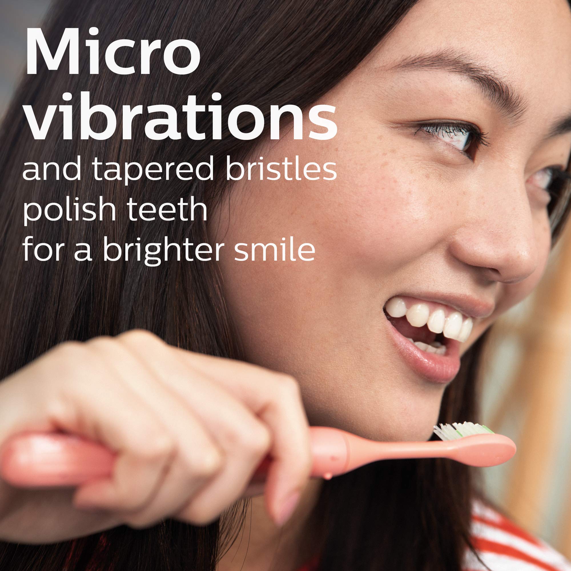 Miami Coral color handle of Philips One by Sonicare with matching head