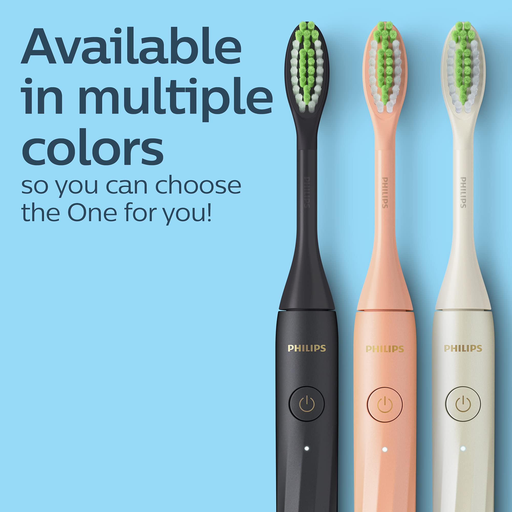 Philips Sonicare One in hand for size reference