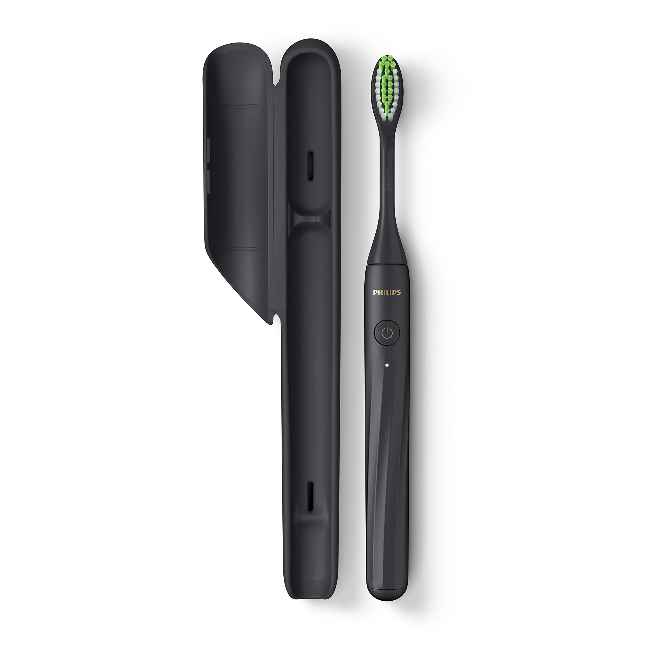 Philips Sonicare One shown in a compact travel setting