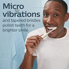 Close-up of micro-vibrations and soft nylon bristles on Philips One