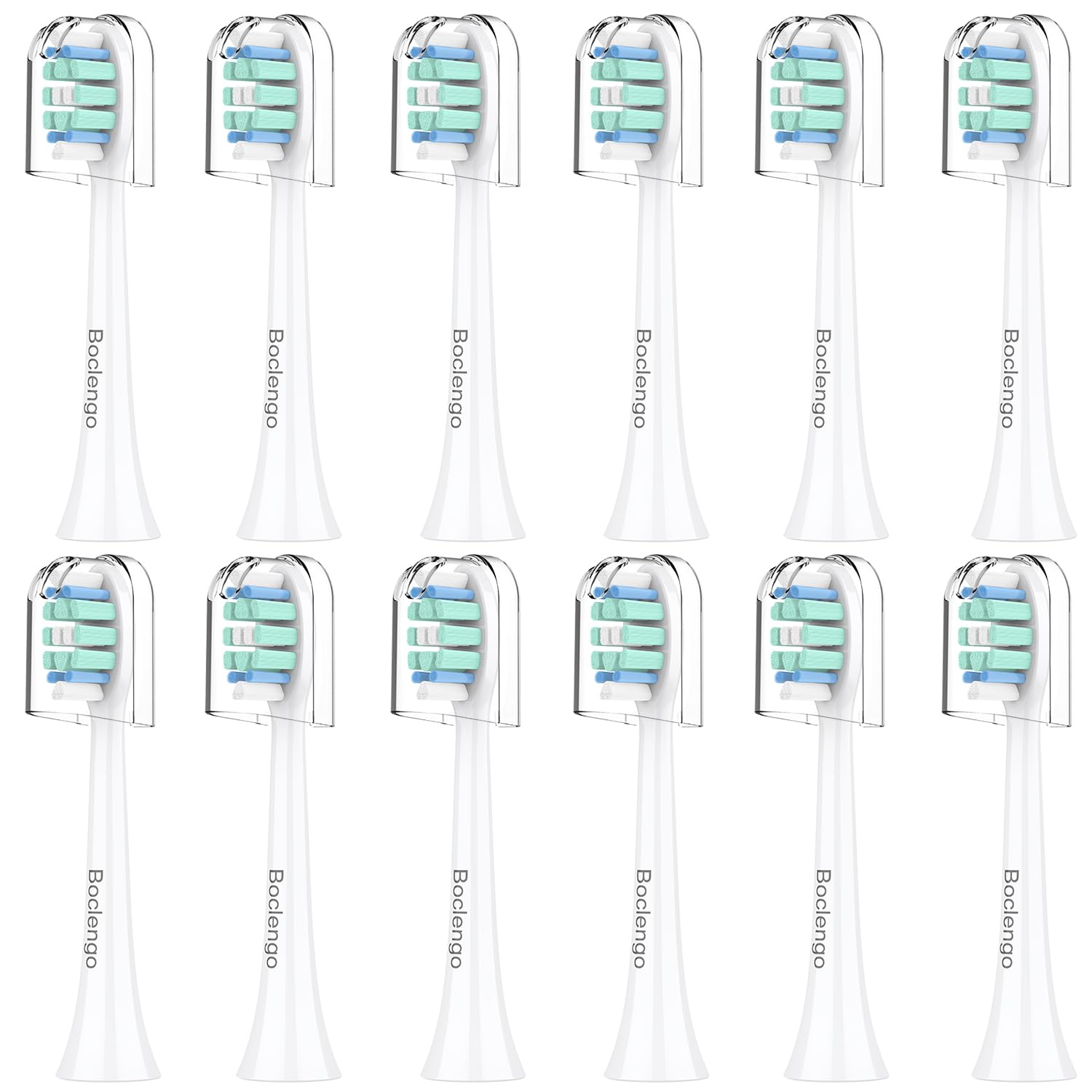 12-pack Philips Sonicare replacement heads compatible with C2, C1, and 4100