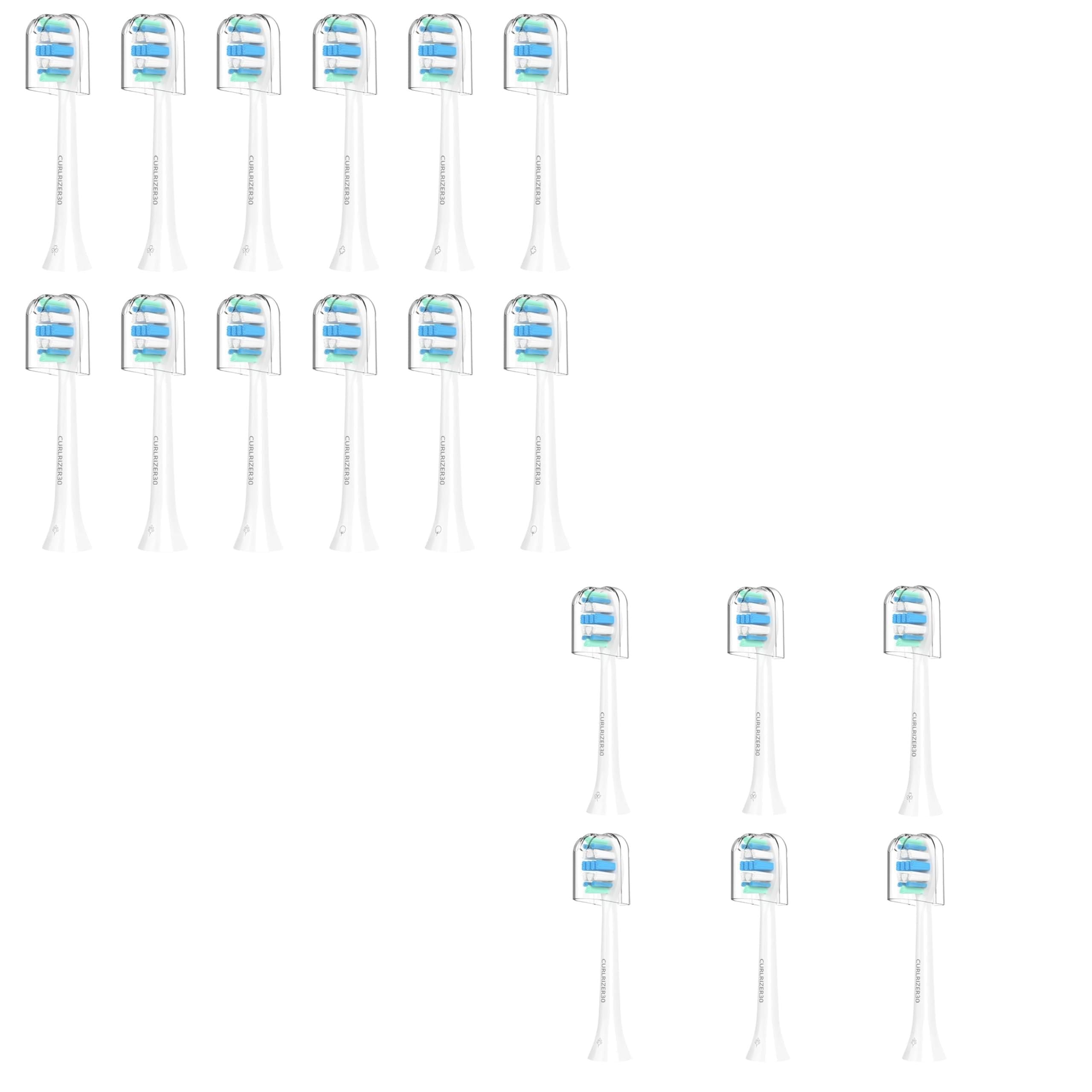 18-pack Philips Sonicare replacement heads – front view
