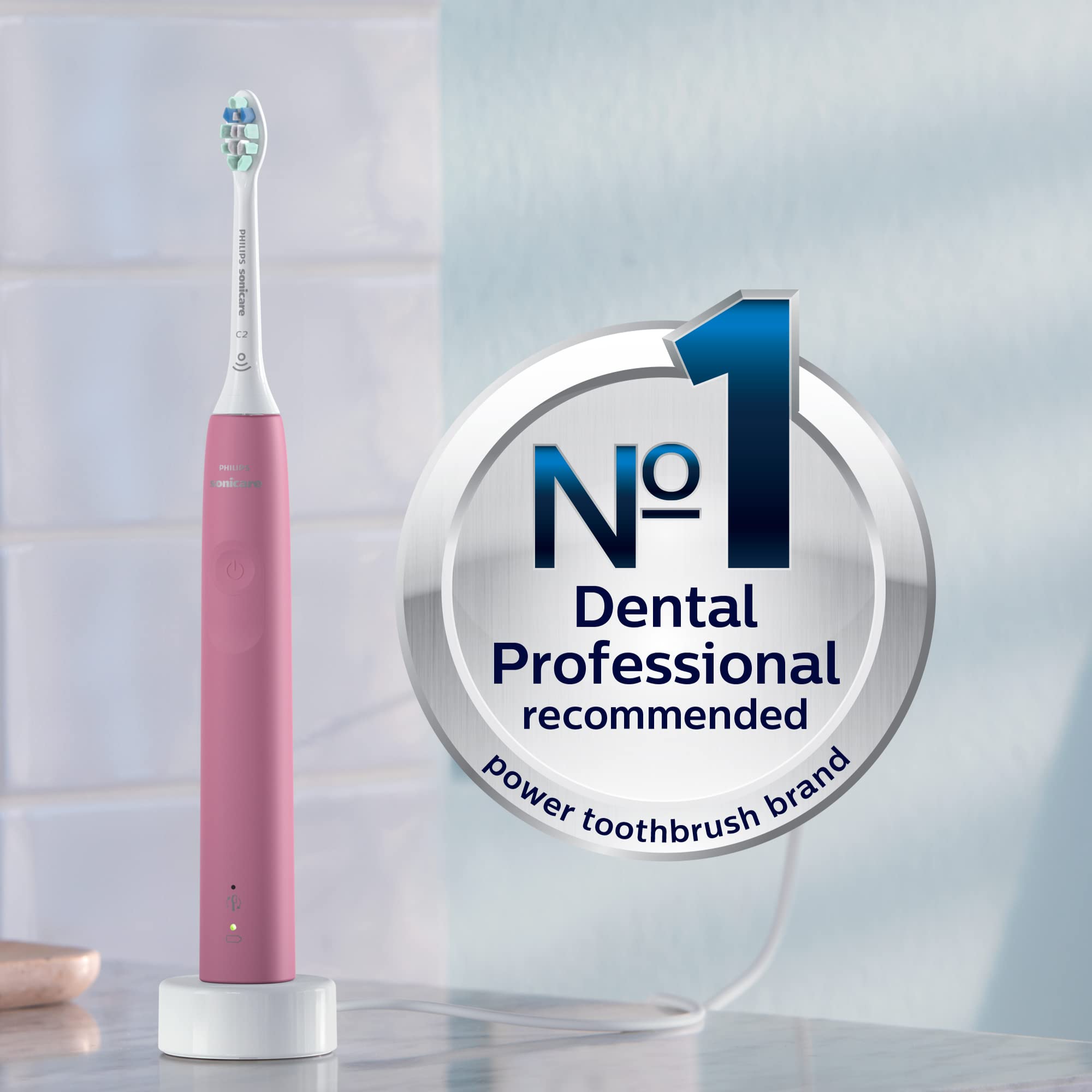 Side profile of Philips Sonicare 4100