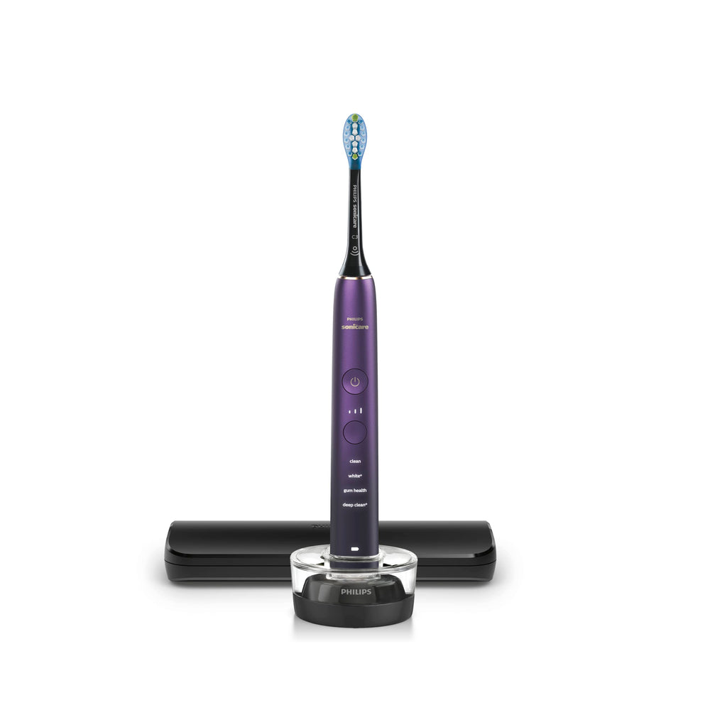 Illustration of the four modes and three intensities on the toothbrush.