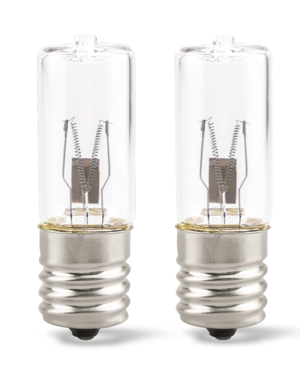 Two replacement bulbs for Philips Sonicare HX6150 HX6160/D HX7990 charger - front view