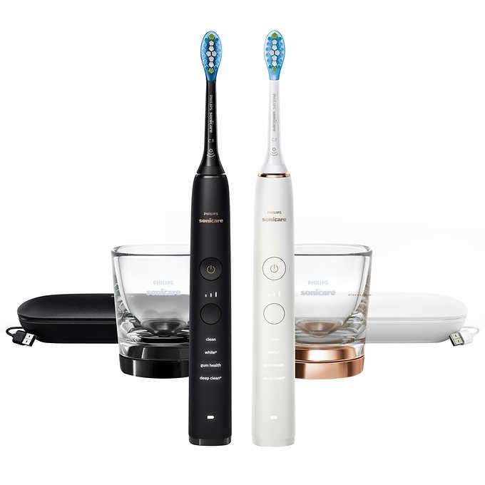 PHILIPS Sonicare DiamondClean 2-Pack White handle
