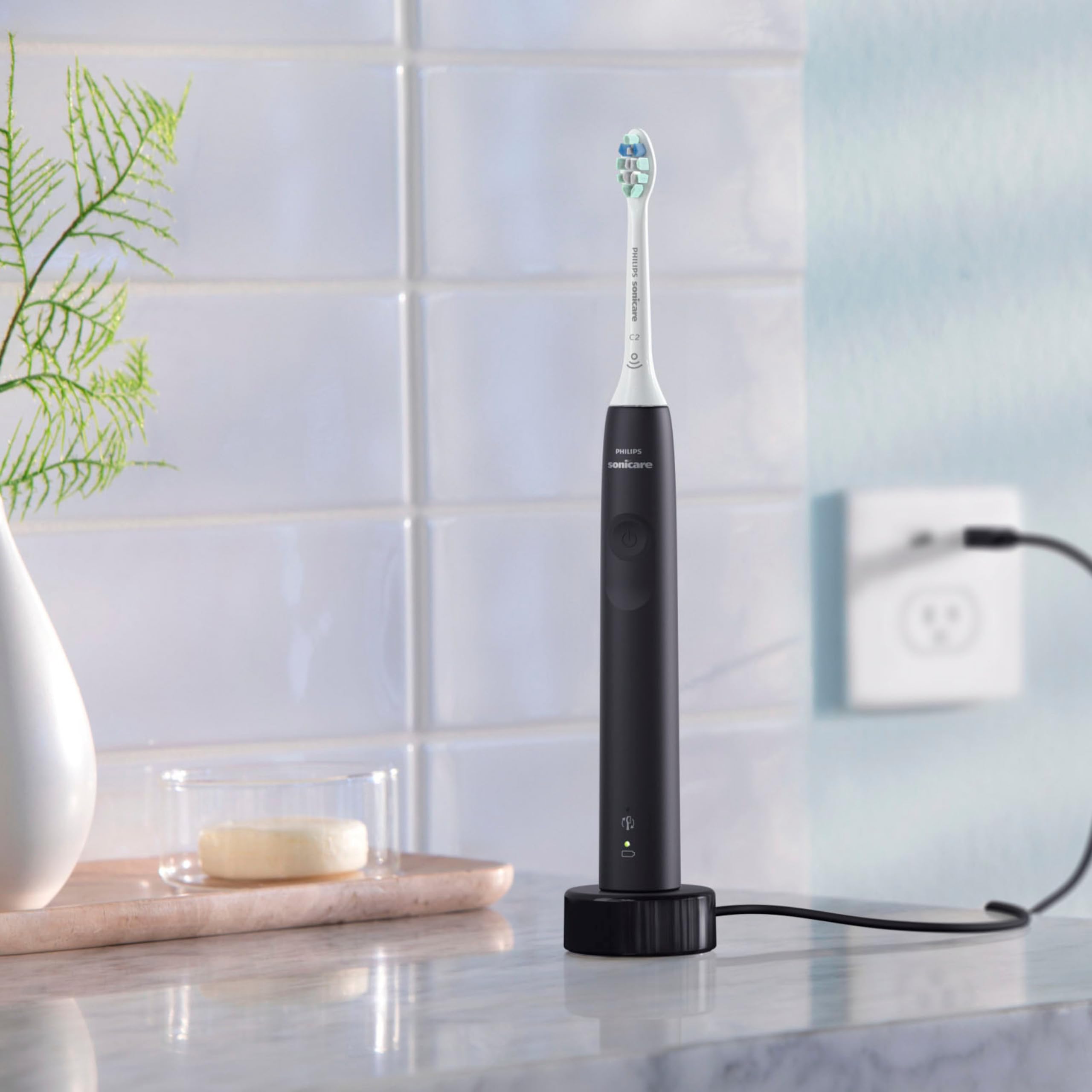 DiamondClean brush heads included in the 2-pack bundle
