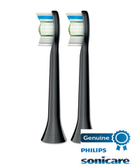 Close-up of Philips Sonicare DiamondClean brush head 2-pack