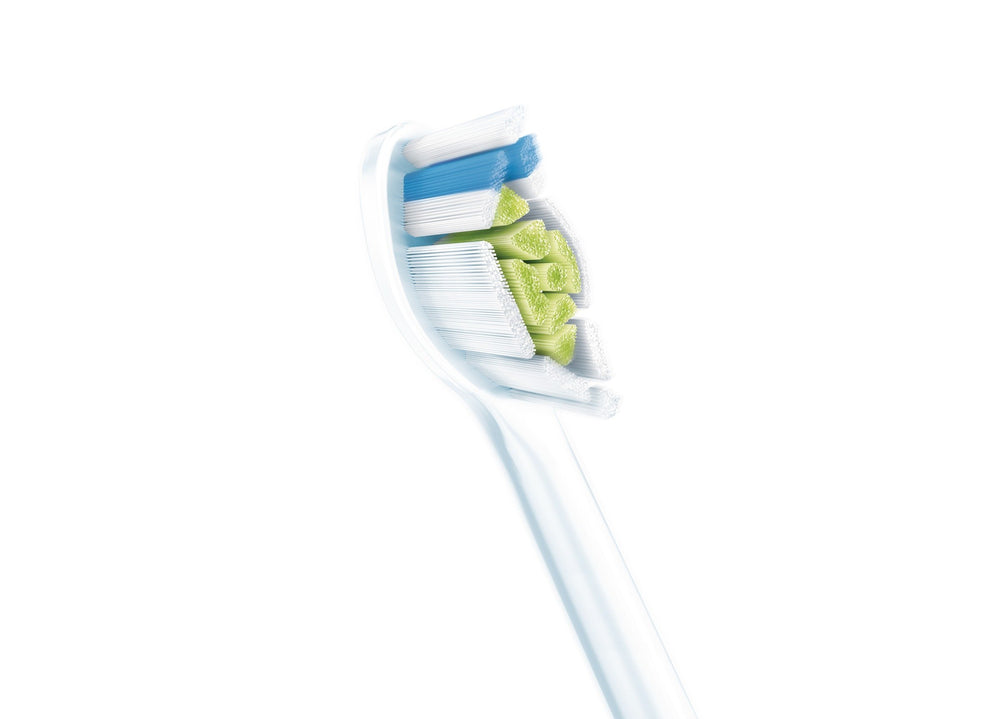 Removes more plaque and helps whiten teeth