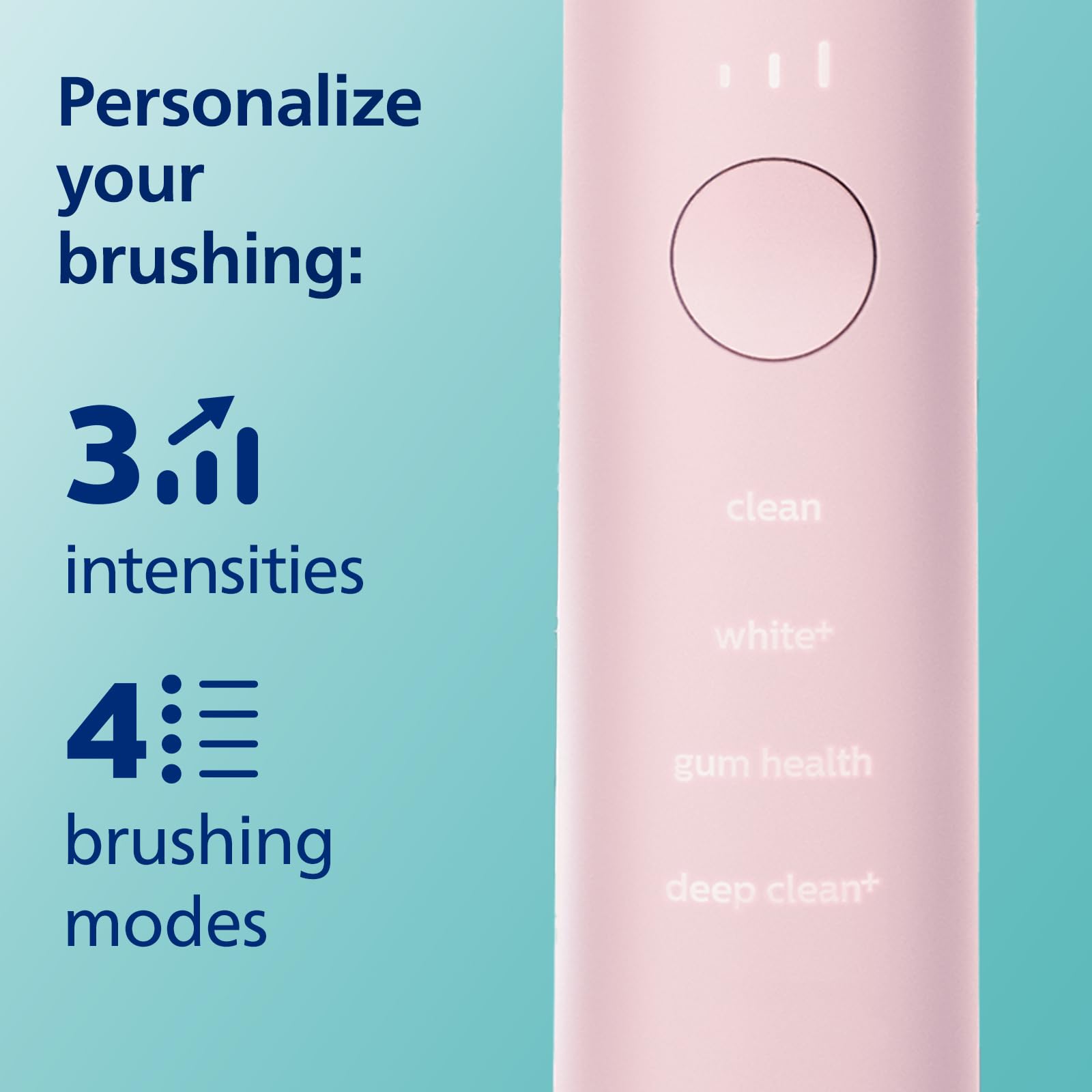 DiamondClean Smart 9300 showing four brushing modes