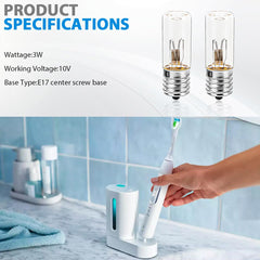 Easy-install UV bulbs kit for Philips Sonicare Chargers
