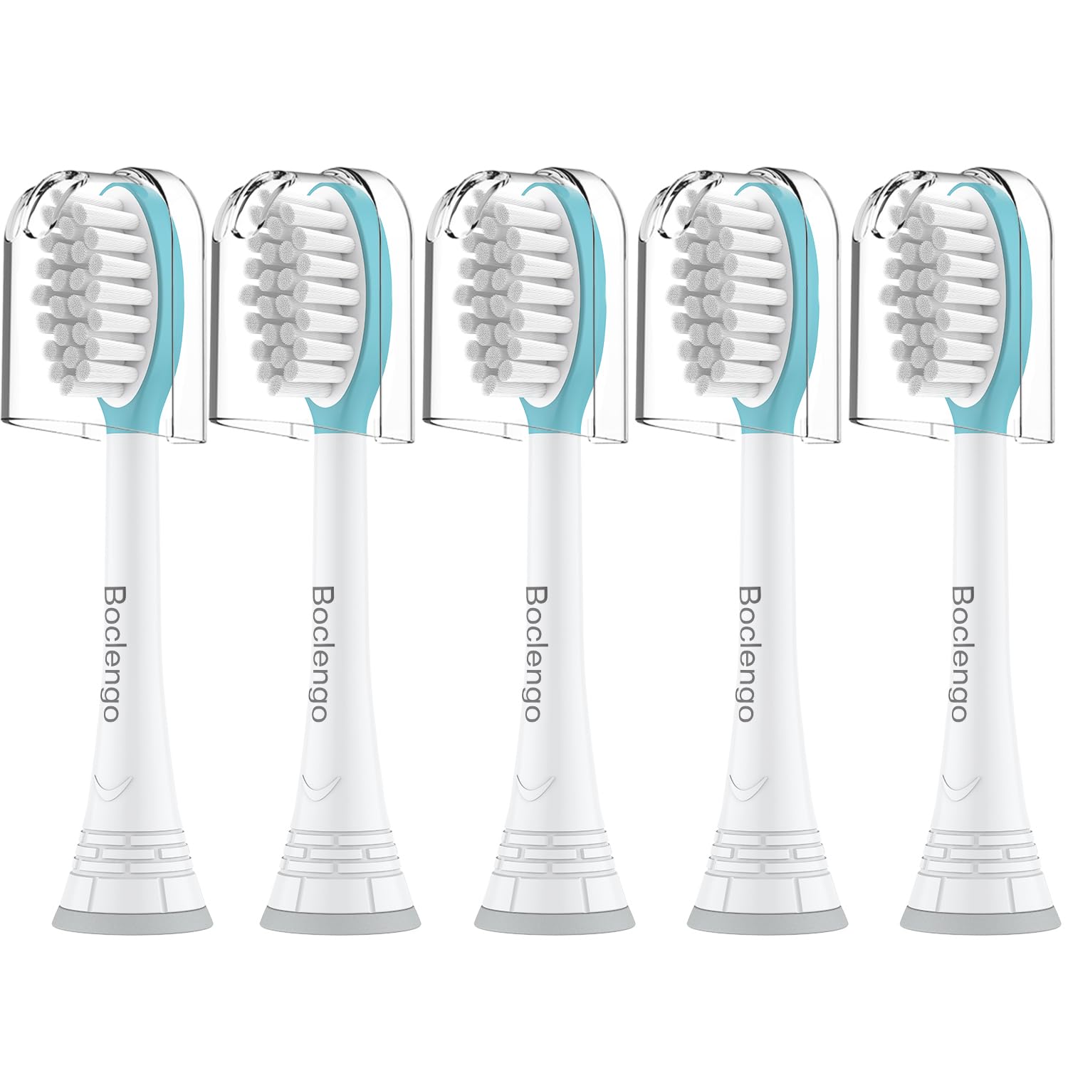 Five blue kids replacement brush heads for Philips Sonicare