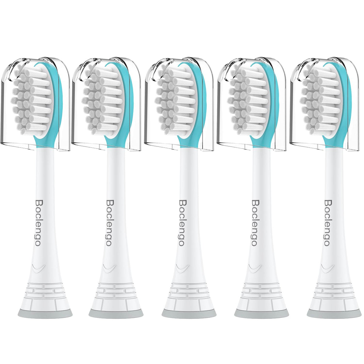 Five blue kids replacement brush heads for Philips Sonicare