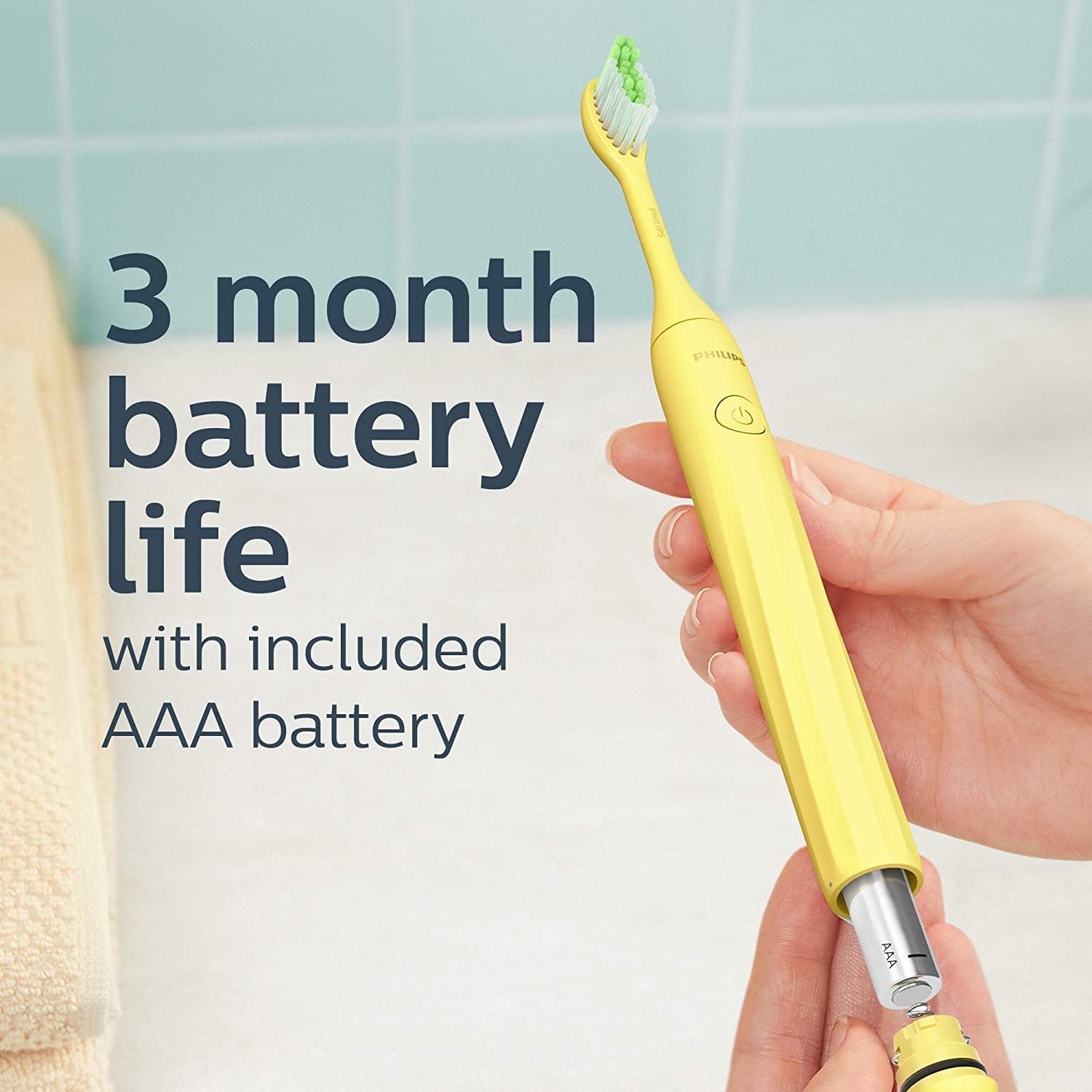 Battery life up to 3 months with included AAA batteries