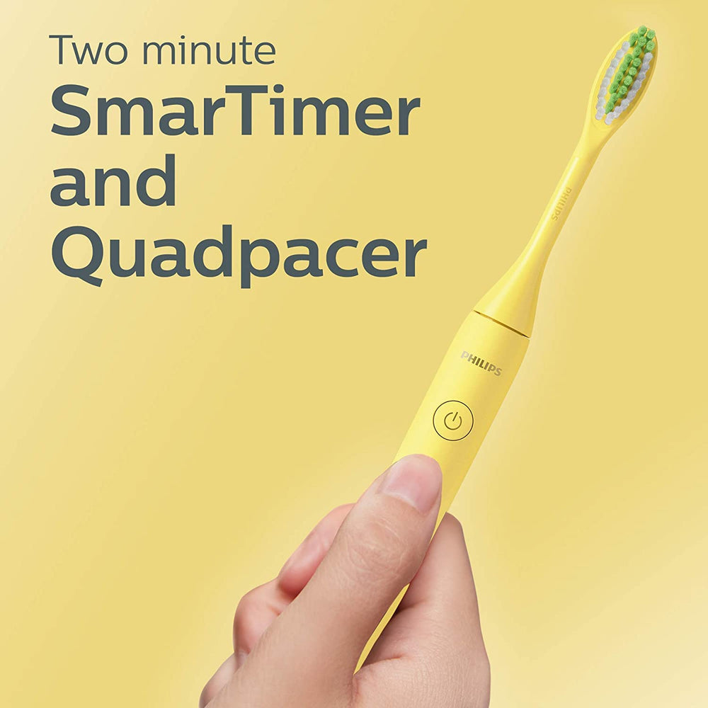 Micro vibrations and tapered bristles on Philips Sonicare One