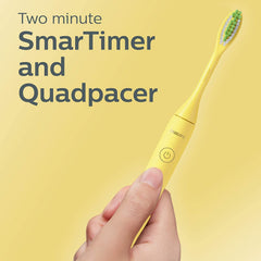 Micro vibrations and tapered bristles on Philips Sonicare One