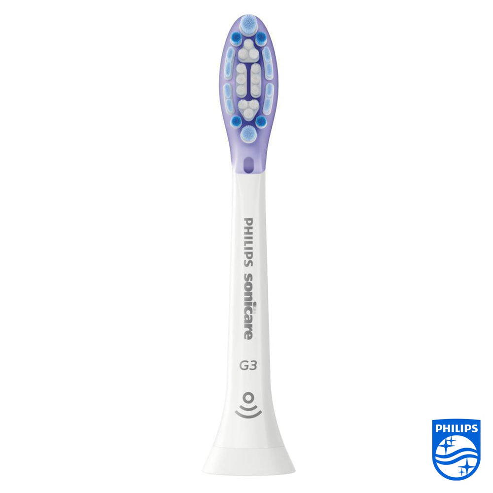 Close-up of soft bristles on Philips Sonicare Gum Care brush head