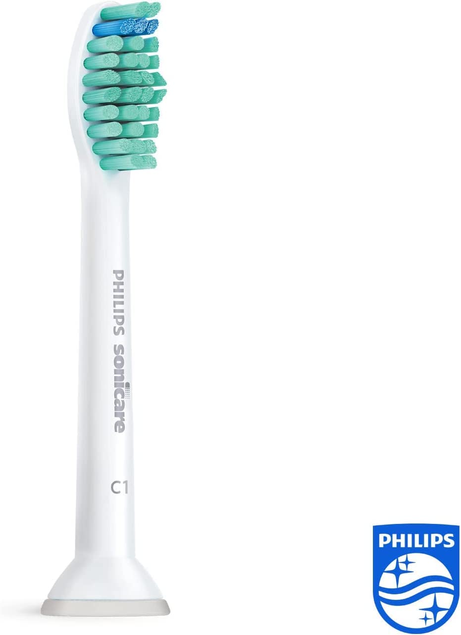 Close-up view of Sonicare ProResults brush head bristles