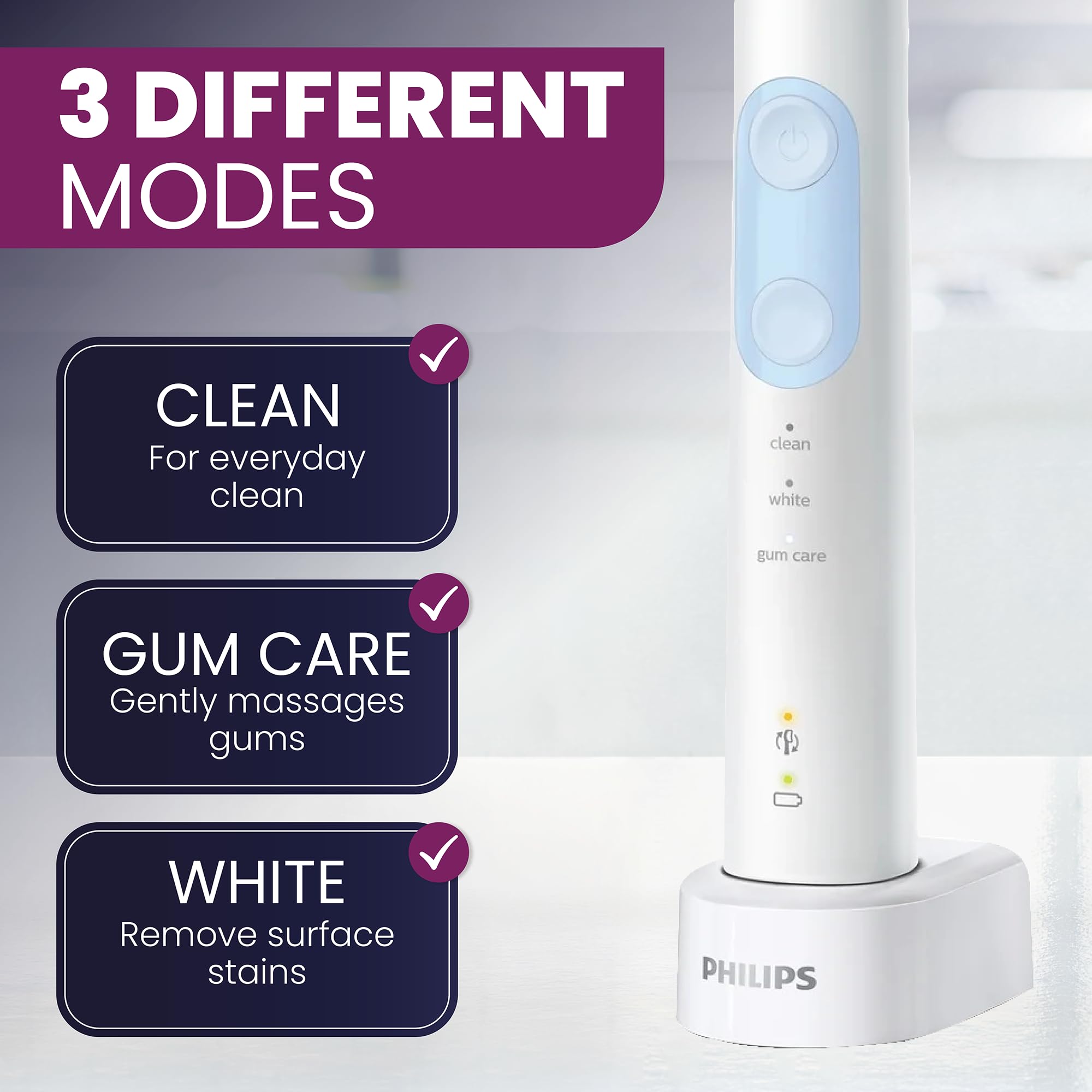 Brush head pack for PHILIPS Sonicare ProtectiveClean 5100