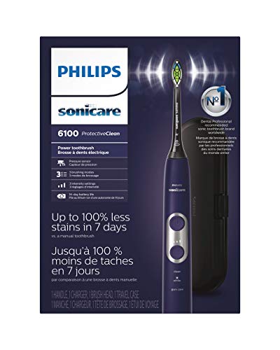 Deep Purple handle design of Philips Sonicare ProtectiveClean 6100