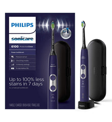 Main product shot of Philips Sonicare ProtectiveClean 6100 in Deep Purple HX6471/03