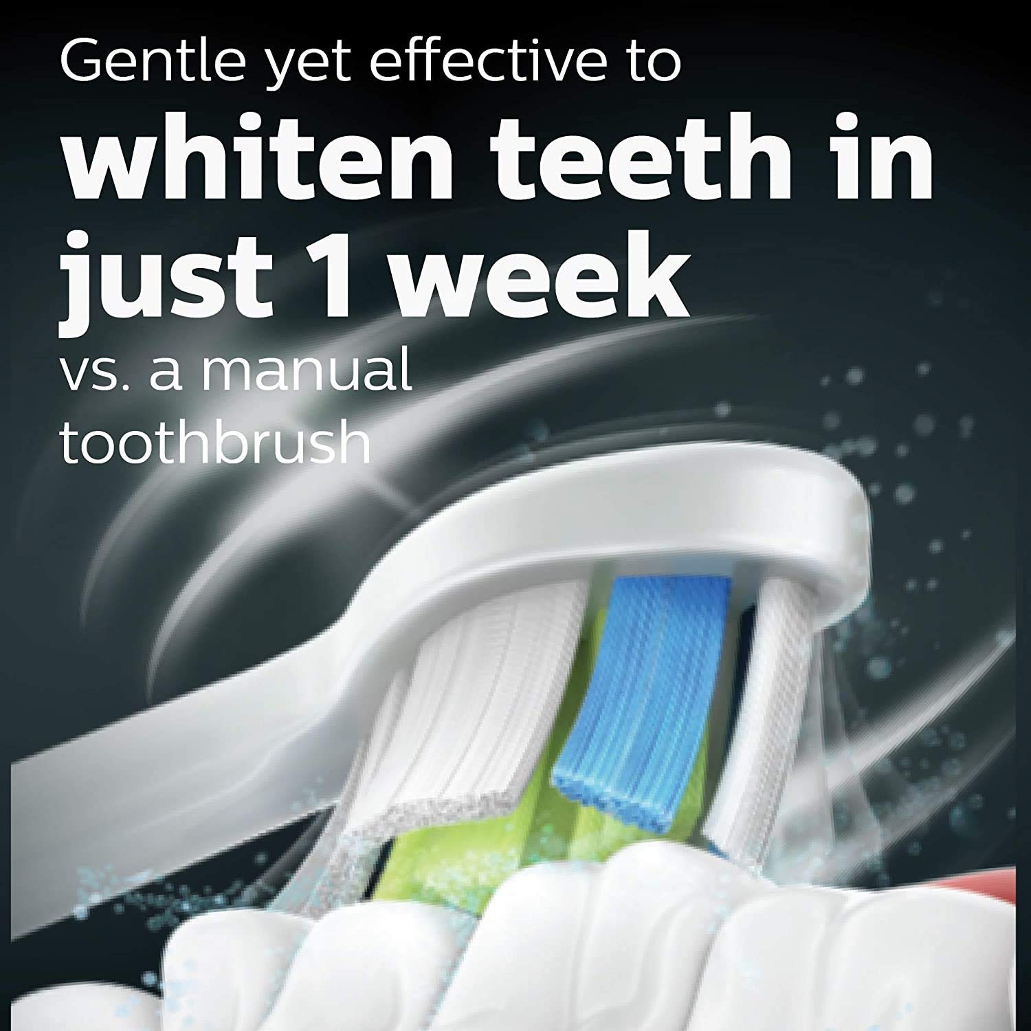 Side-angle view of Philips Sonicare ProtectiveClean 6100 toothbrush