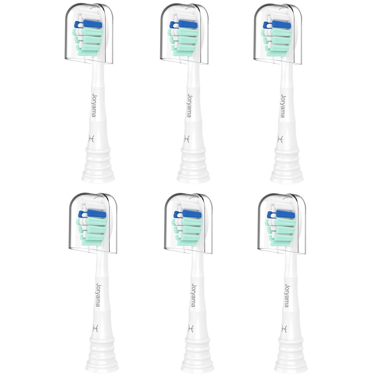 Philips Sonicare compatible replacement toothbrush heads 6-pack