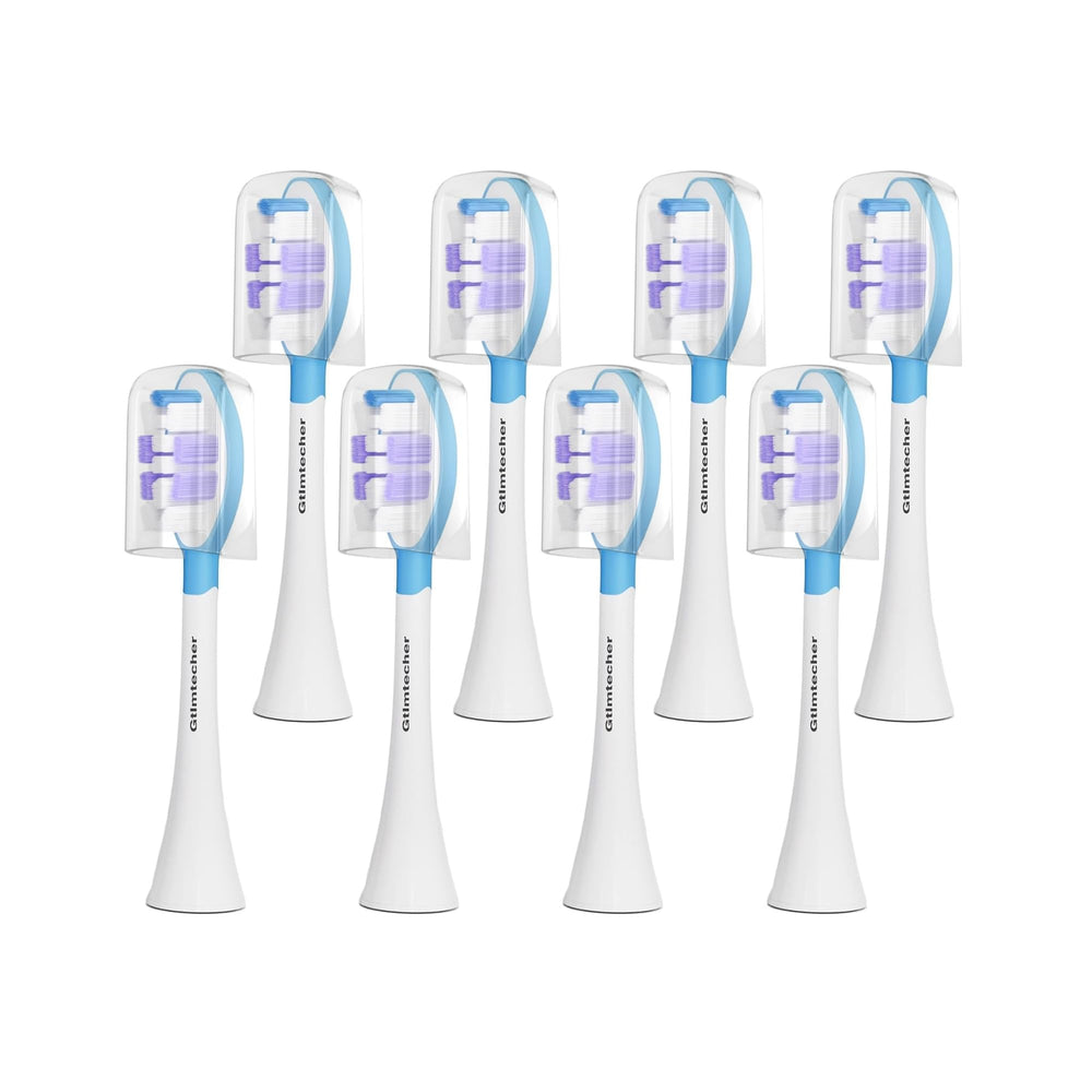 Gtlmtecher Philips Sonicare replacement heads 8-pack, white - front view