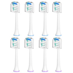 8-pack Replacement Toothbrush Heads for Philips Sonicare – Compatible with C1, C2, C3, 4100, G2 and other Sonicare handles