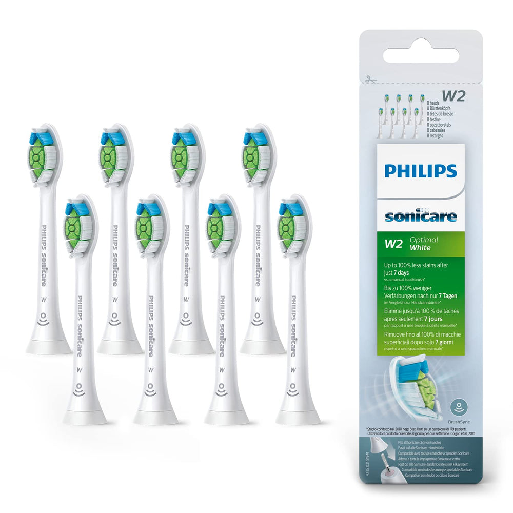 Philips Sonicare Optimal White W2 replacement head 8-pack image