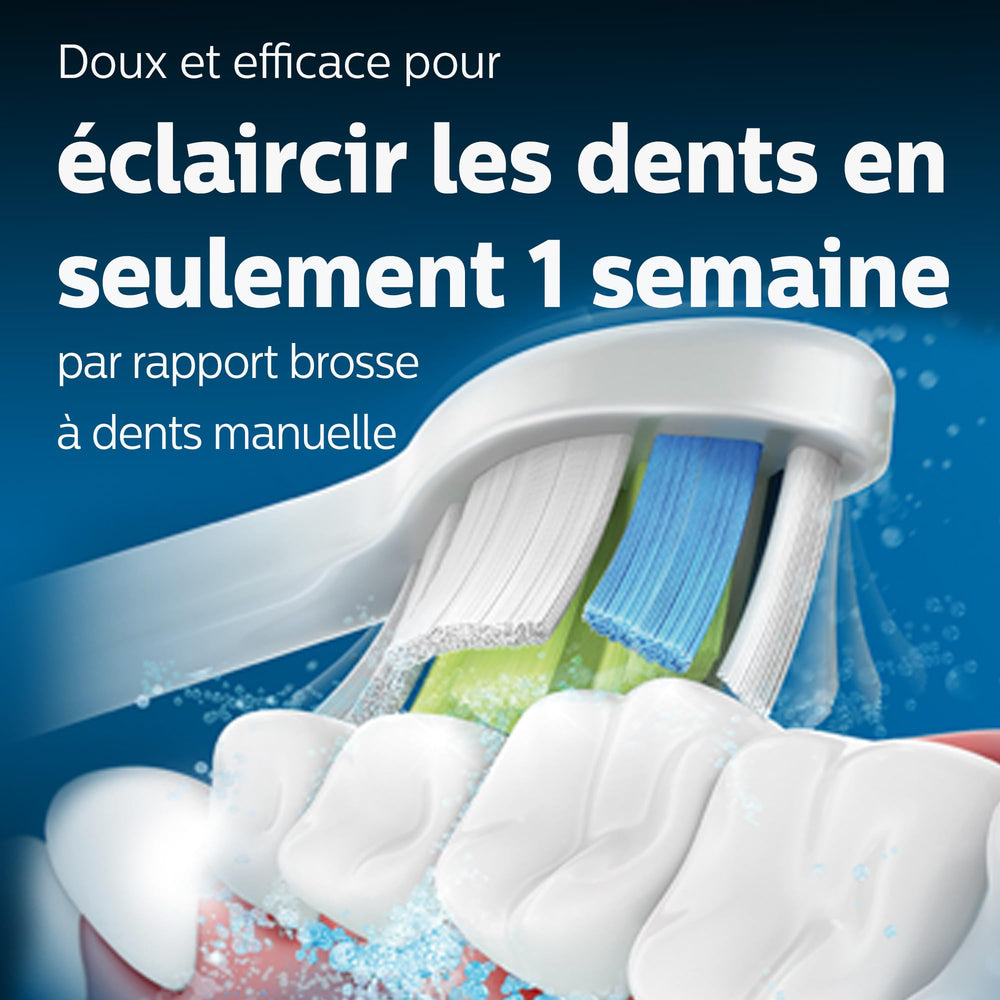 8-pack W2 Optimal White brush heads compatible with Sonicare