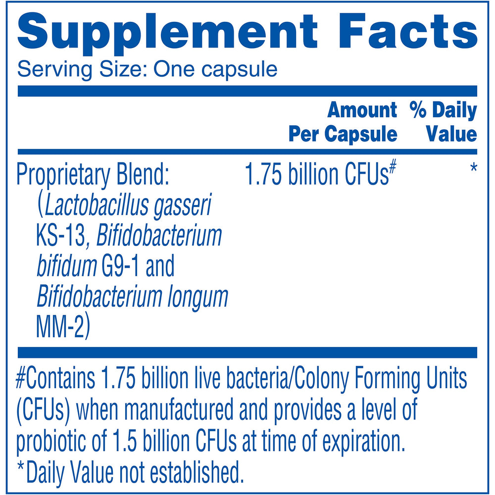Close-up of bottle cap and Phillips' Colon Health label