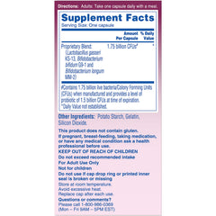 Phillips' Colon Health pack back showing usage guidance and benefits.