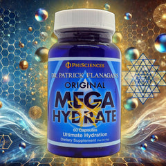 MegaHydrate packaging closeup emphasizing on-the-go convenience