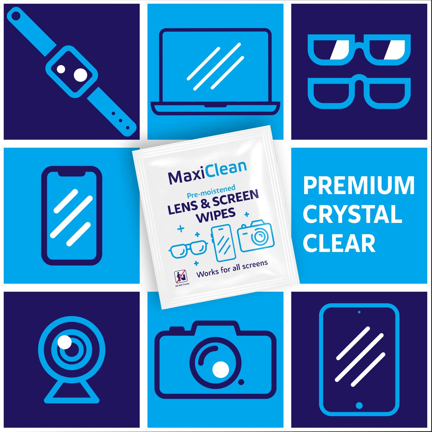 Phone screen cleaning wipes