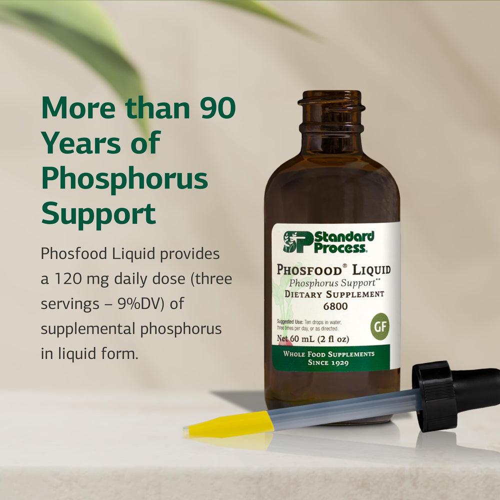 Standard Process Phosfood Liquid - Phosphorus Supplement for Nutrition ...