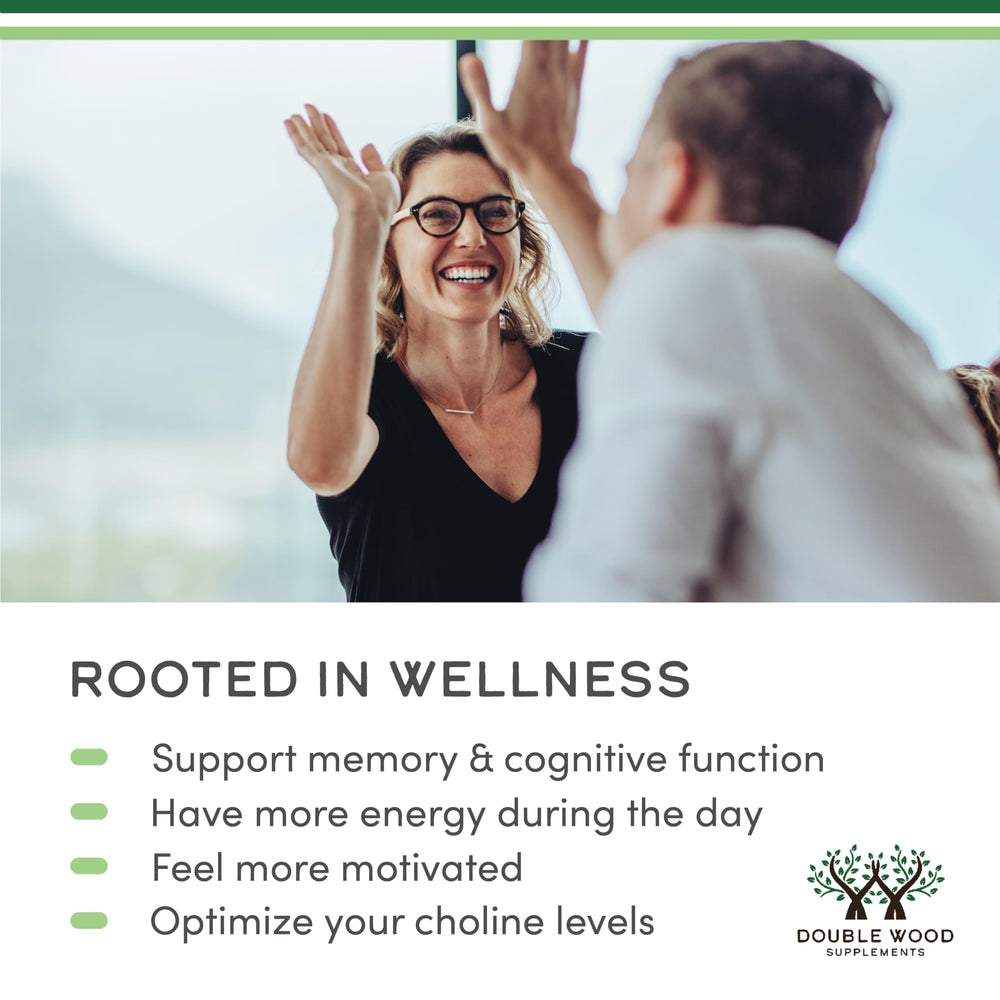 Graphic illustrating brain health benefits of phosphatidylcholine