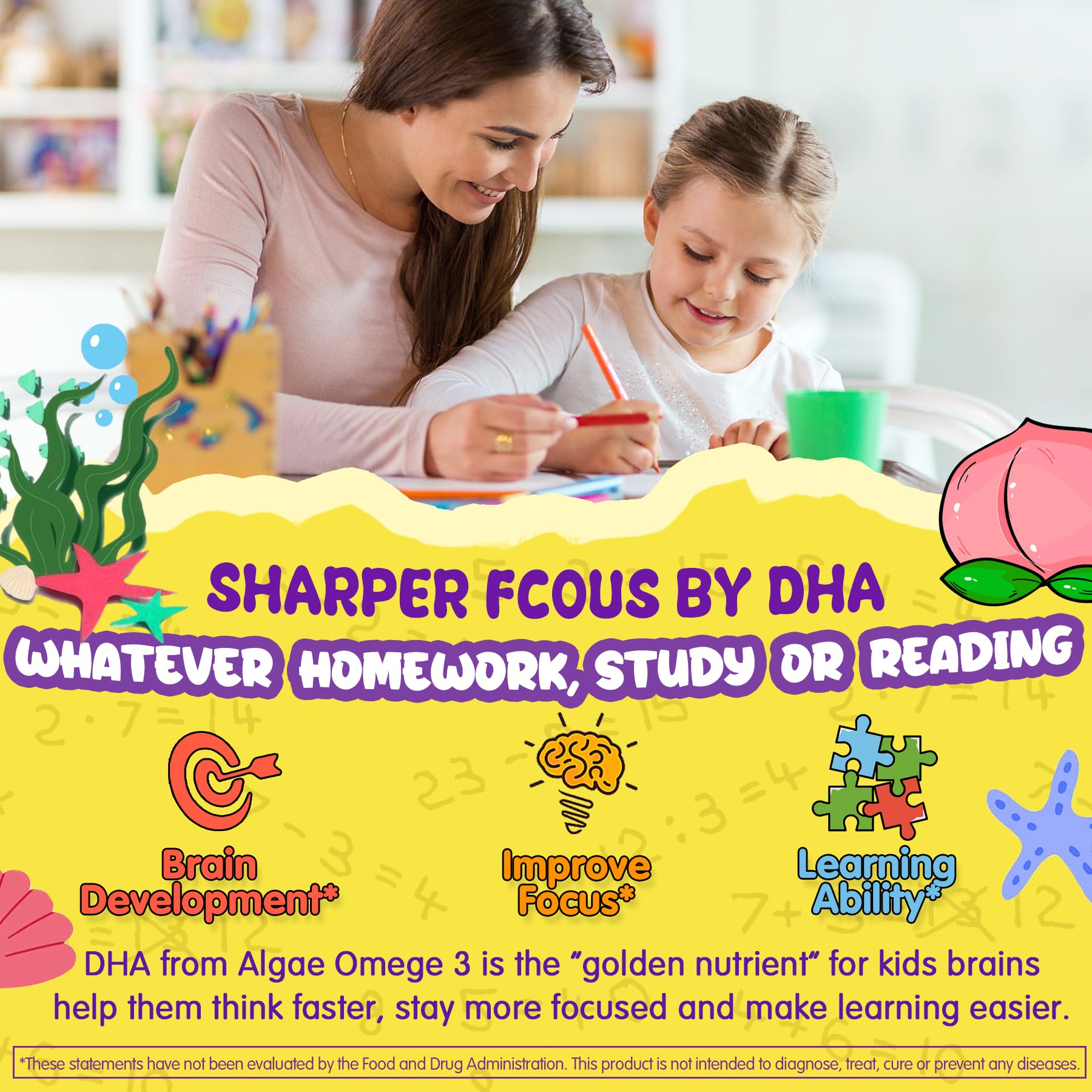 Phosphatidylserine brain support icon with bottle