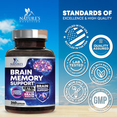 Phosphatidylserine and DMAE ingredients of the formula