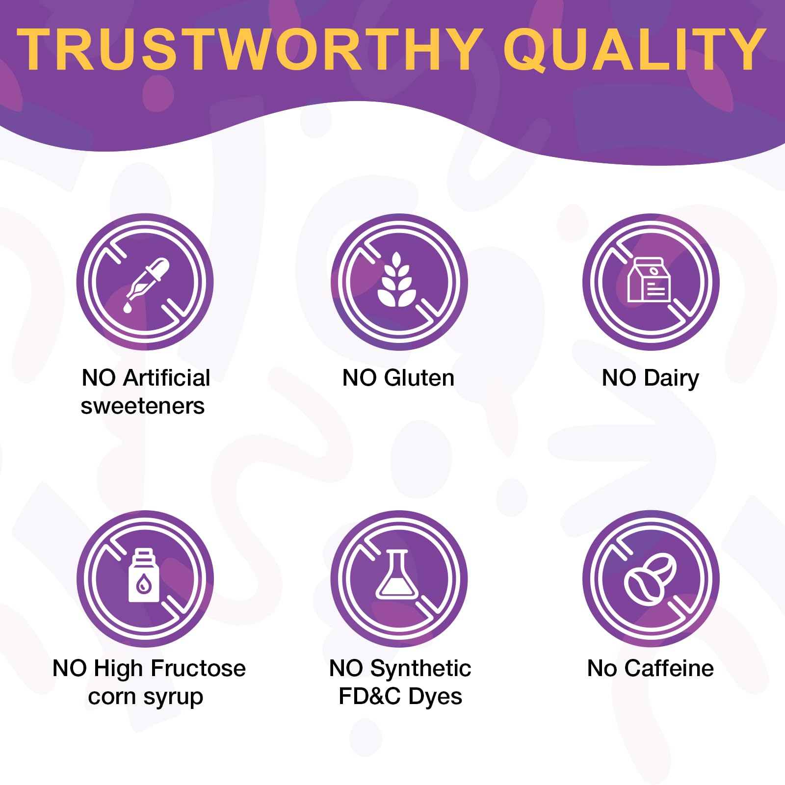 Ingredients panel for phosphatidylserine gummies