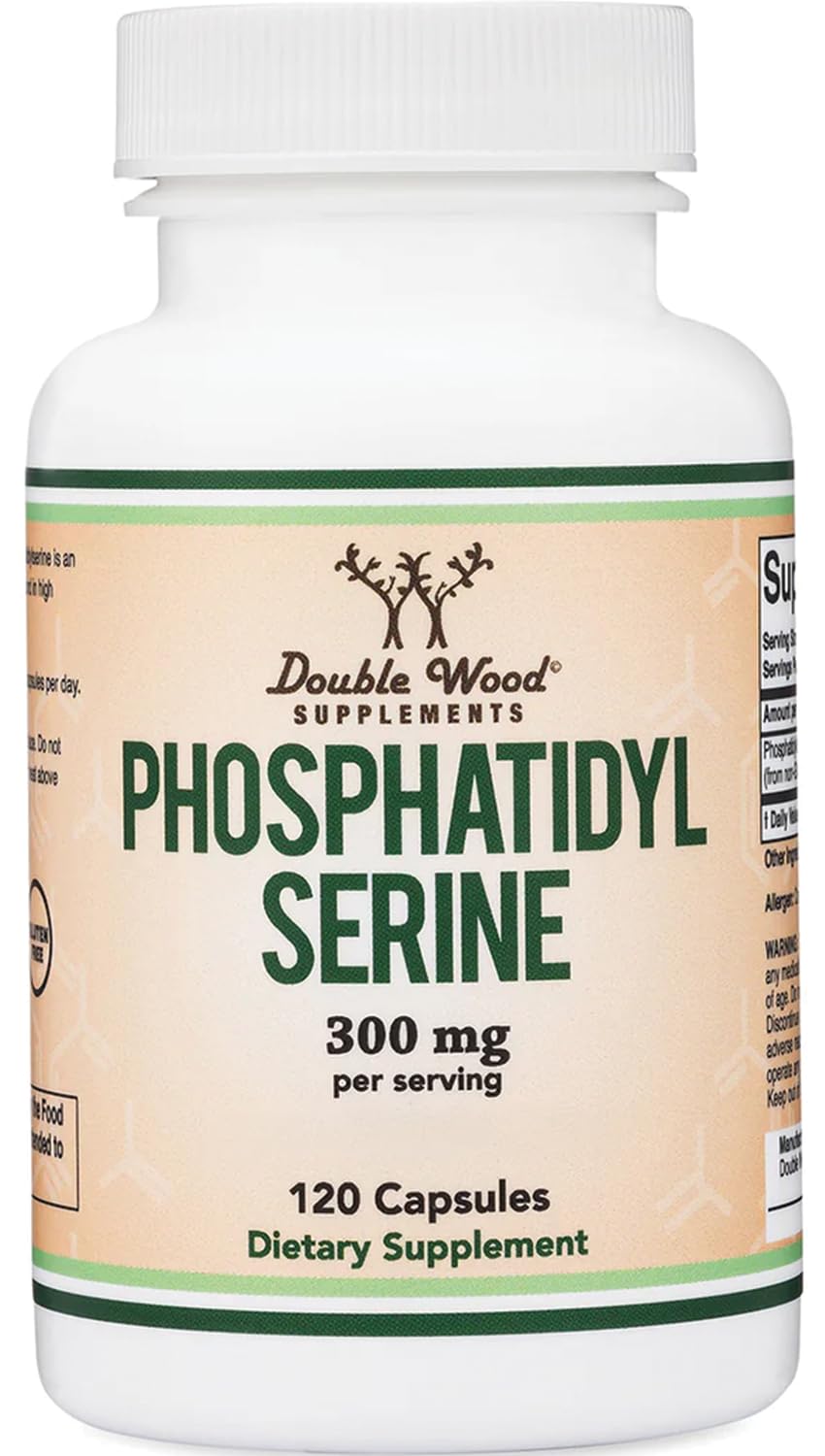 Phosphatidylserine supplement 300mg 120 capsules Double Wood hero image