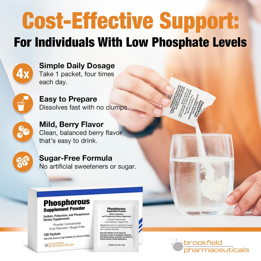 Ingredients: sodium phosphate and potassium phosphate with phosphorus powder