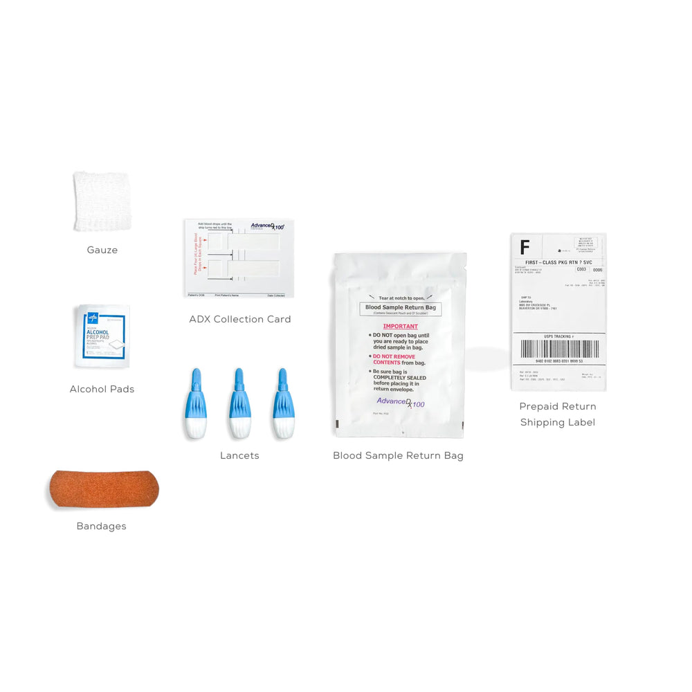 Physician-reviewed test orders and results (not available in New York; 18+)