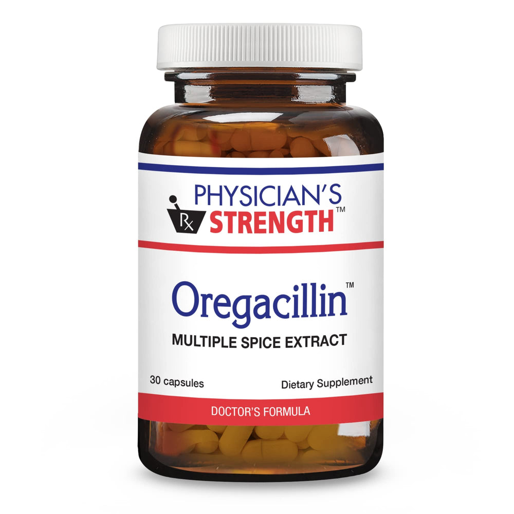 Bottle of Physician's Strength Oregacillin front view