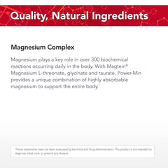 Product packaging for Power-Min highlighting wellness