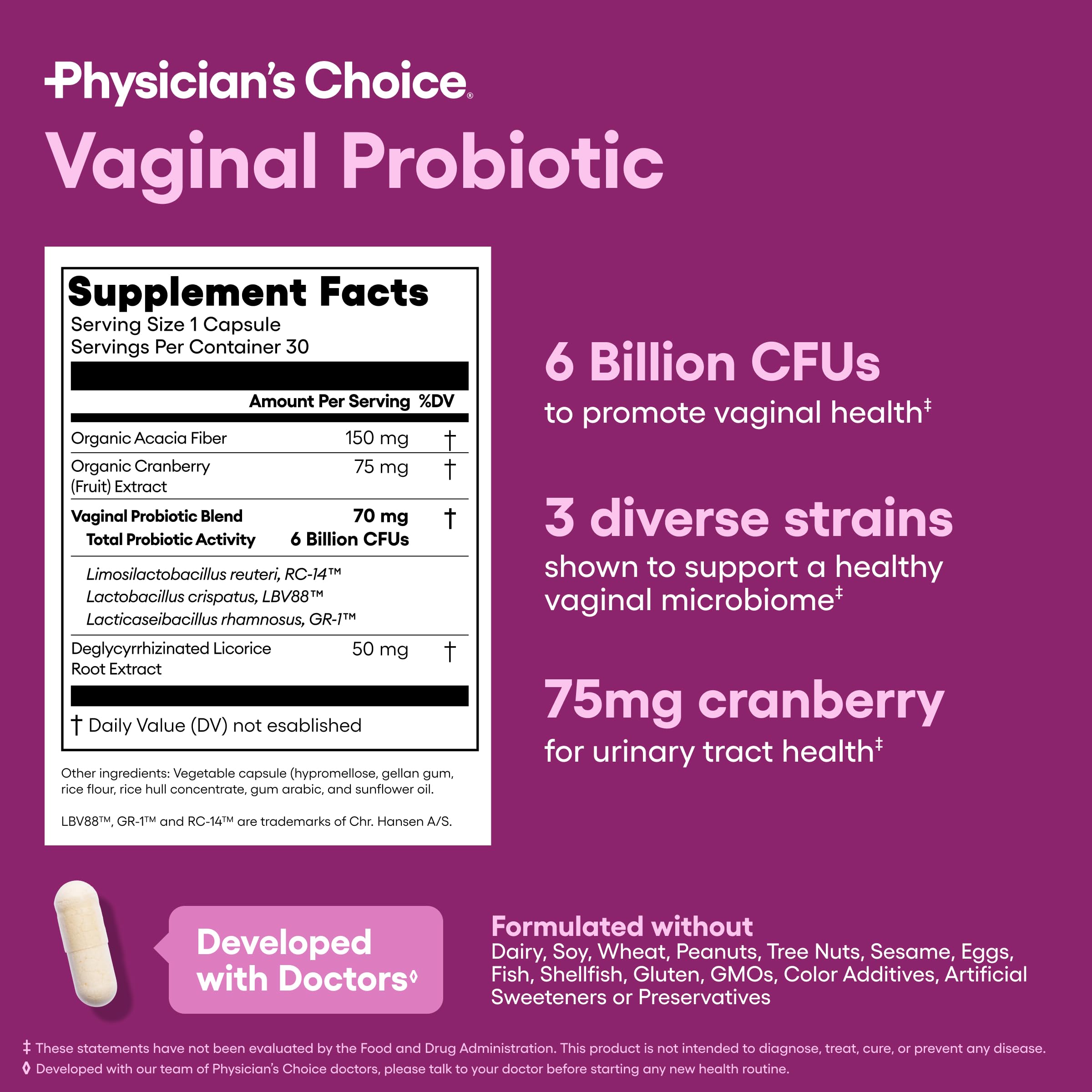 Cranberry extract and daily probiotic lifestyle image